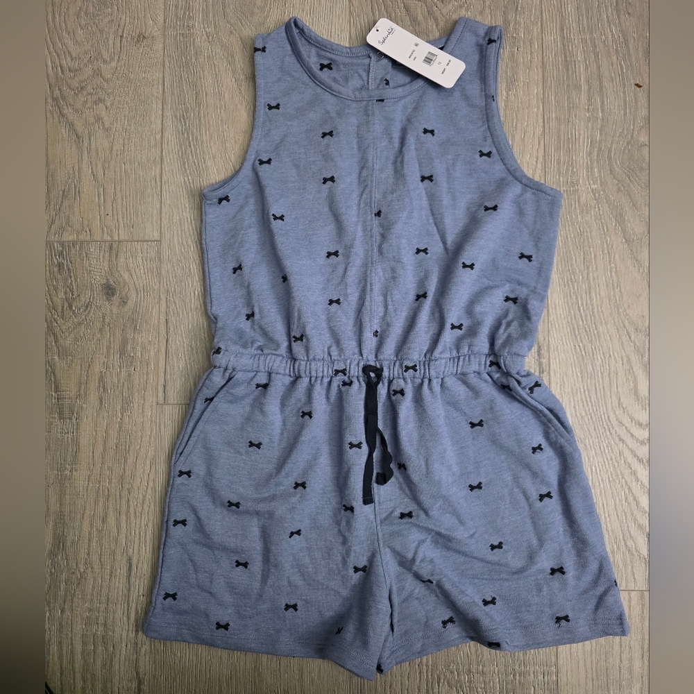 Girls Sleeveless Romper